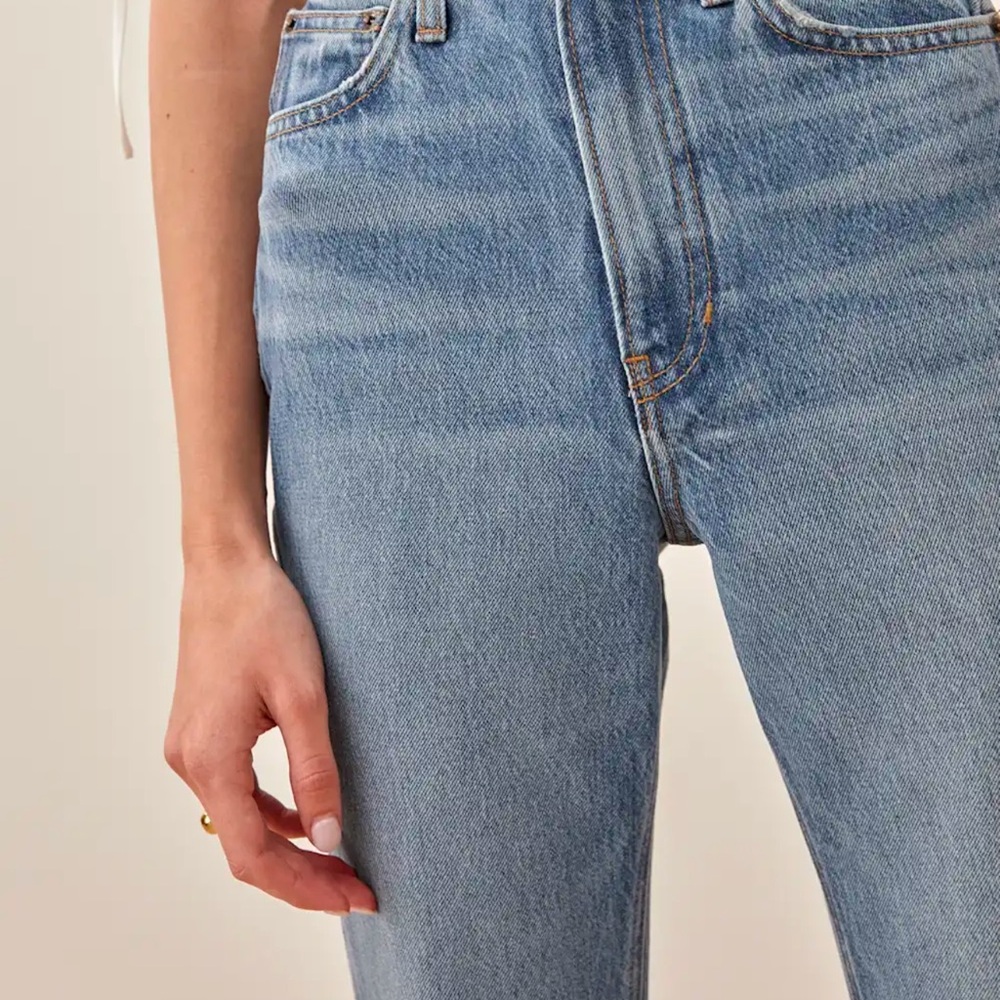 Reformation NWT Jeans Georgia retro high-rise flare Blue Jeans Women's size 29 - Picture 3 of 16